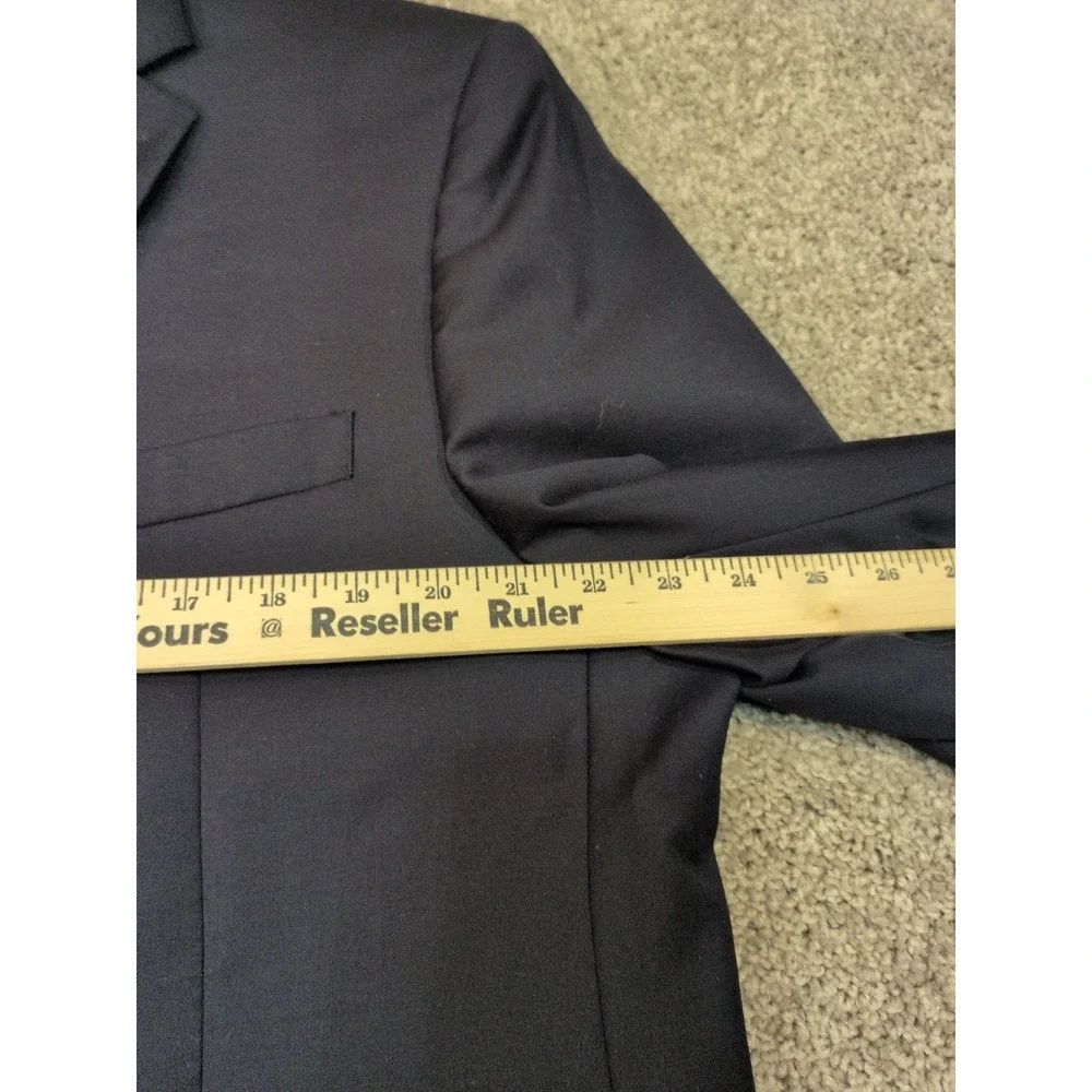Lauren Ralph Lauren Mens Navy Blue 2 Button Blazer Gold Crest Buttons 42R